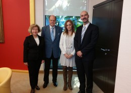S leva na desno: dr Jasmina Knežević, dr Erich Sieber, Marija Rabrenović, dr Predrag Stojičić